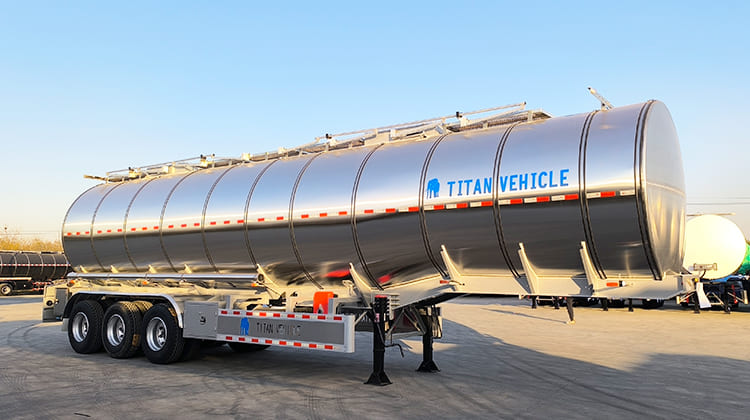 Stainless Steel Chemical Fuel Tanker Semi Trailer Price for Sale in Zimbabwe
