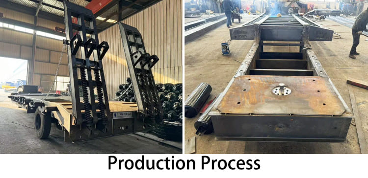 Tri Axle 50 Ton Semi Lowbed Trailer for Sale in Guyana