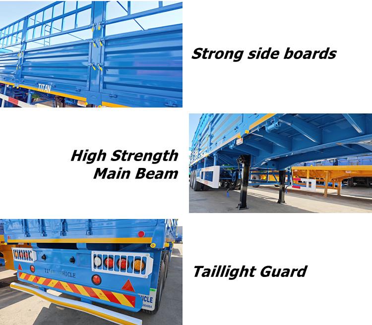 Semi Fence Cargo Trailer for Sale in Guinea