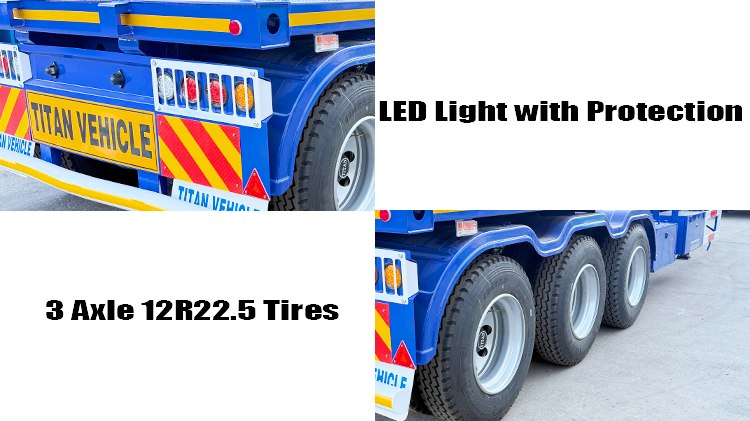 Tri Axle Container Skeletal Trailer | Skeleton Semi Trailer for Sale in Nigeria