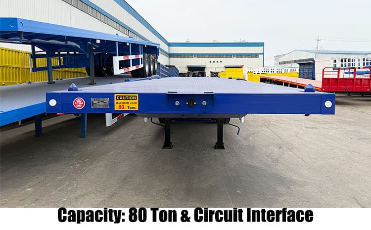 Heavy Duty 4 Axle Flatbed Trailer Price for Sale Near Me in Ghana