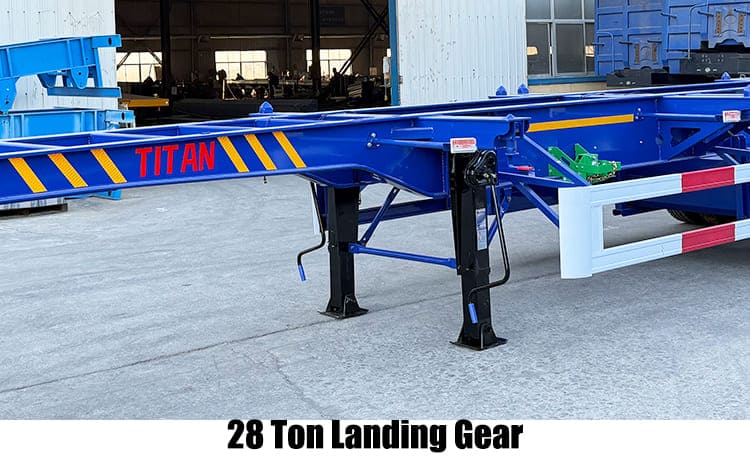 Tri Axle 40 Foot Shipping Container Chassis Trailer | Intermodal Trailers for Sale in Ghana