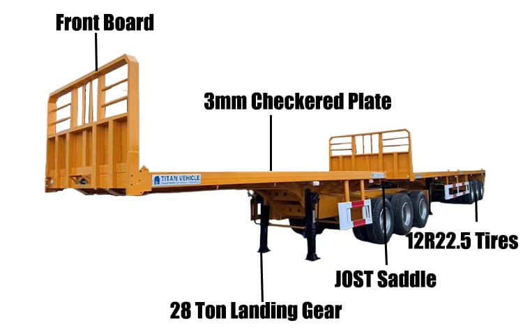 Super Link Trailer Flatbed for Sale in Ghana