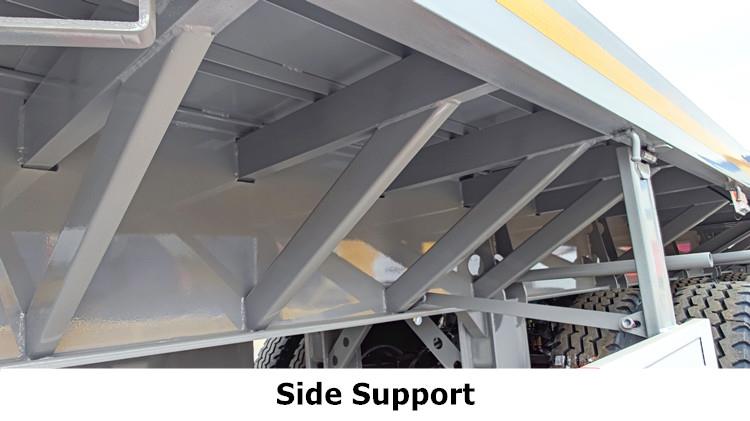 40 Foot Container Flatbed Tri Axle Flat Deck Trailer for Sale in Tanzania