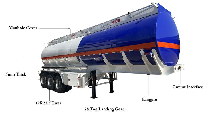 Semi Trailer Fuel Tank for Sale In Mali