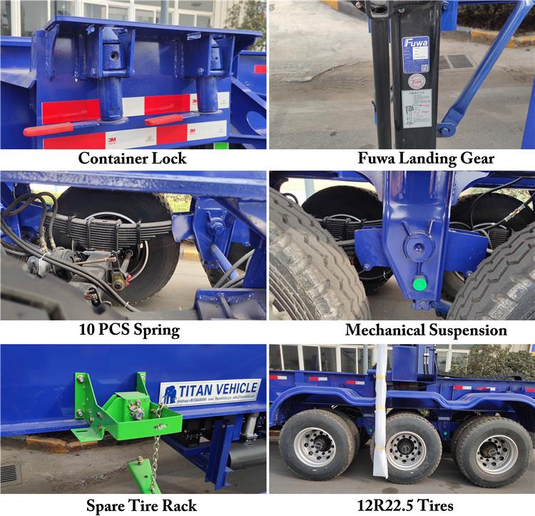 Container Side Loader Trailer for Sale In Angola