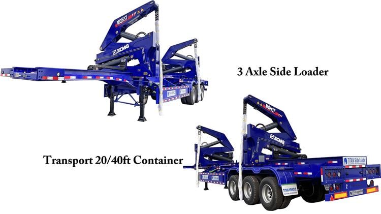 Container Side Loader Trailer for Sale In Angola