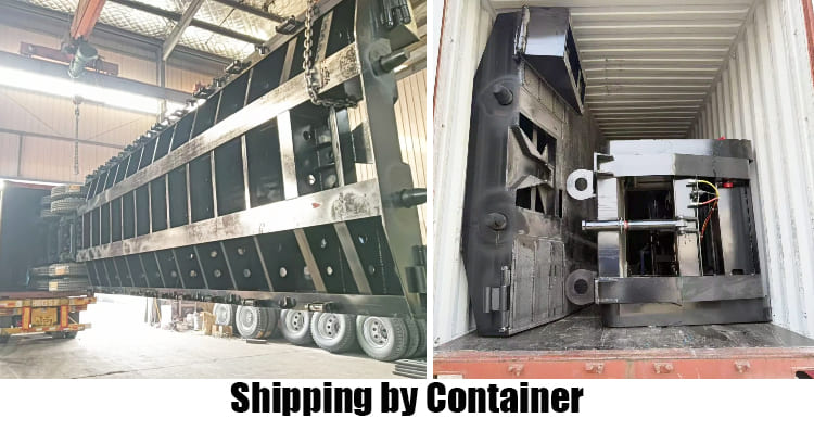 Tri Axle RGN Lowboy Truck Trailer for Sale in Angola