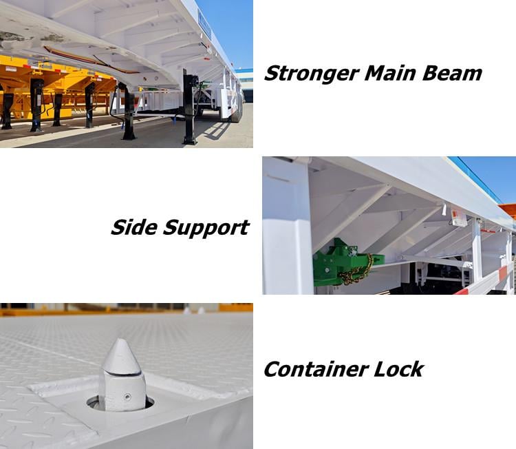 New Semi Flatbed Truck Trailer for Sale in Angola