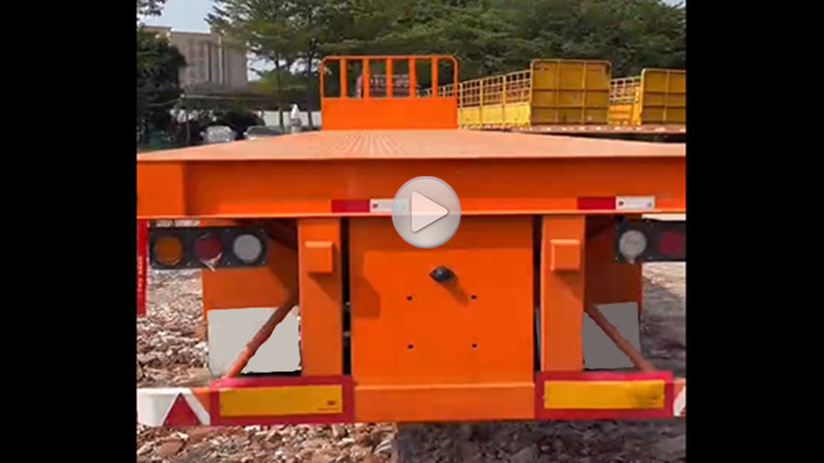 New 3 Axle 50 Ton Drop Side Trailer for Sale