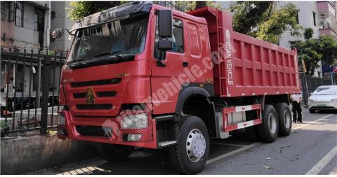 Used Howo Dump Truck will be sent to Ghana