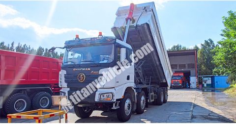 Shacman X3000 8x4 Dump Truck will be Exported to Tanzania