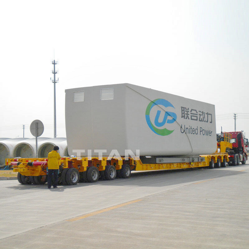 Multi axle hydraulic low bed trailer