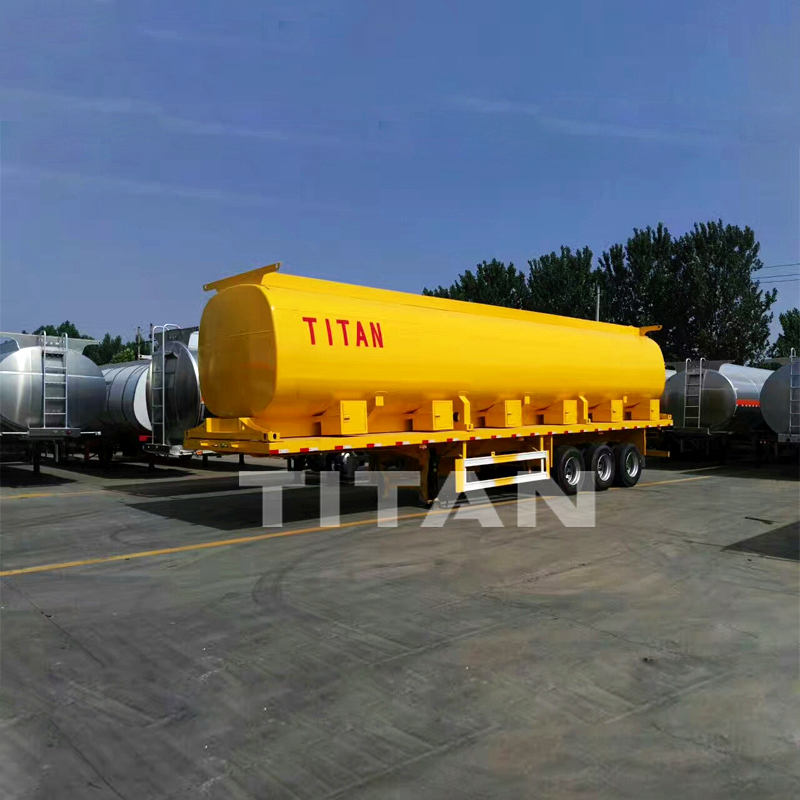 Fuel Tanker Trailer with Flatbed