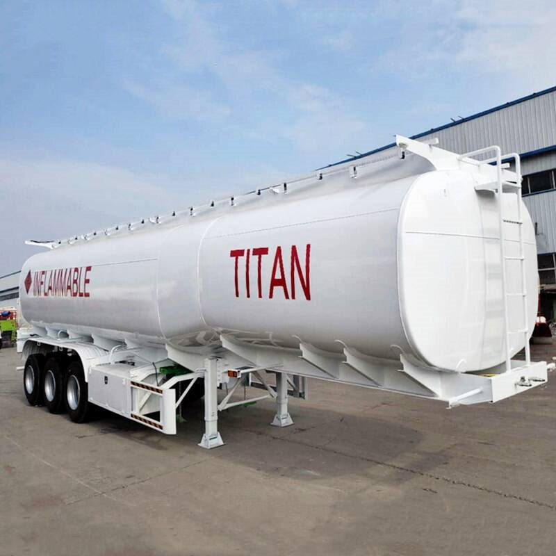 Used 3 Axle Fuel Tanker Trailer 