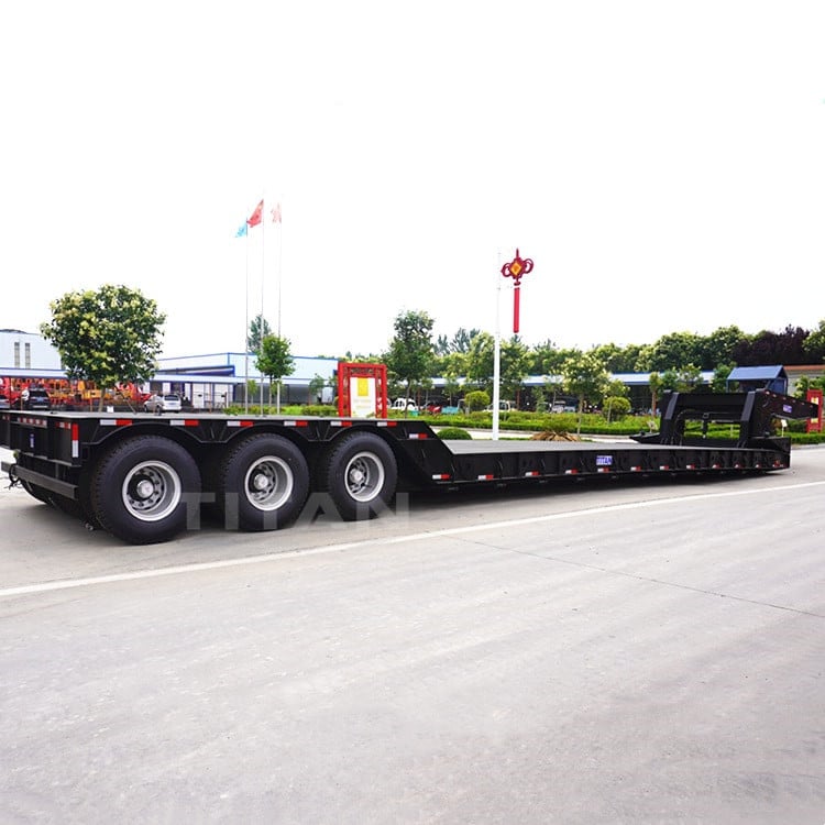 80Ton Hydraulic Gooseneck Trailer