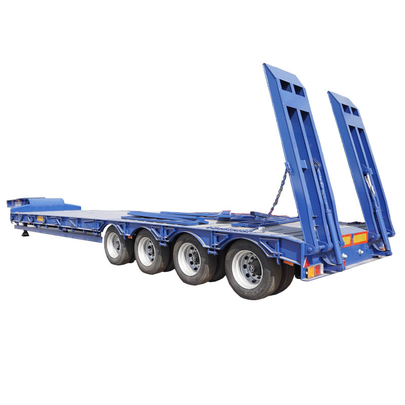 4 Axle Low Loader Truck Trailer