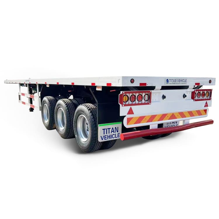Tri Axle 40 Ft Flatbed Trailer 