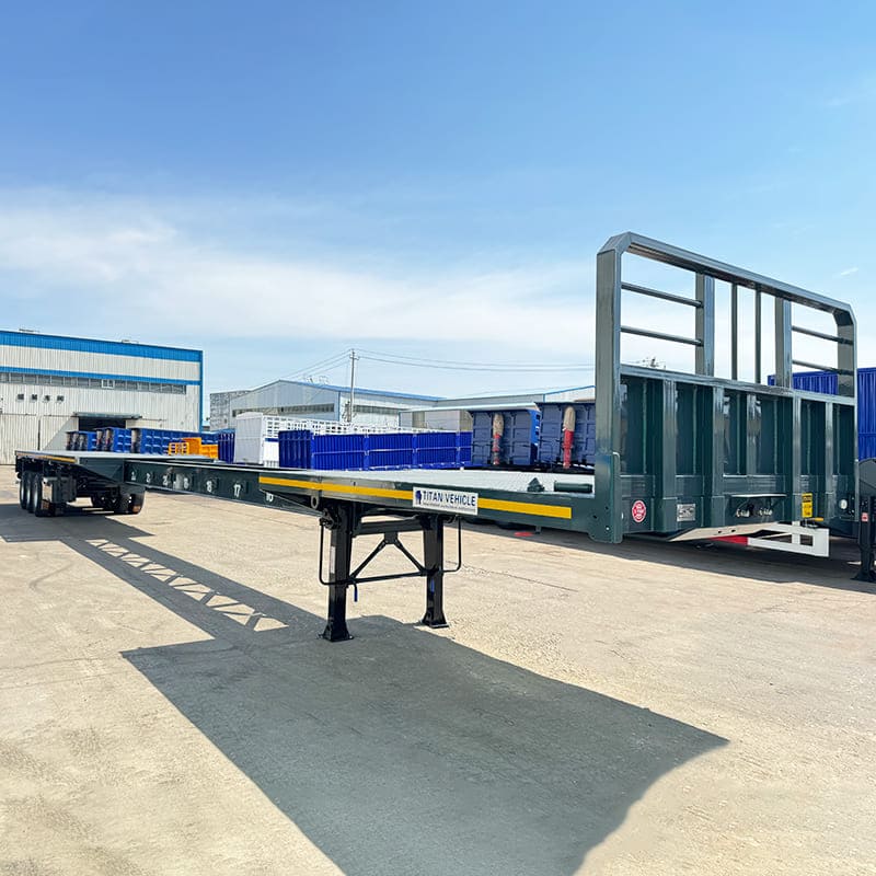 Tri Axle Extendable Flatbed Trailer 