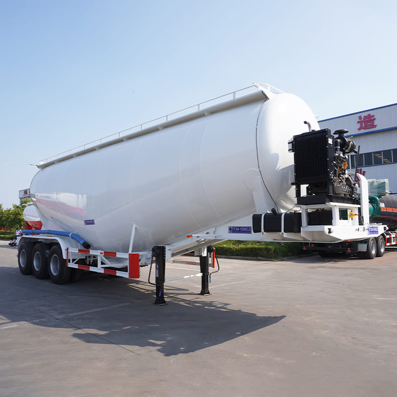 Tri Axle 35CBM Cement Bulk Tank Trailer
