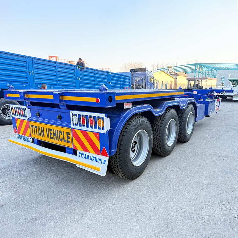 Tri Axle Shipping Container Chassis Trailer