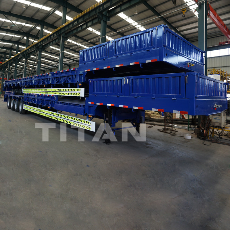 heavy duty semi low bed trailer for sale