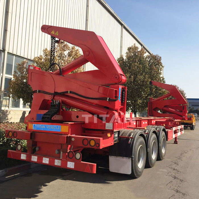 container side lift side lifter trailer