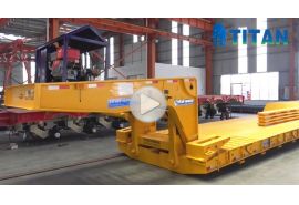 80 ton removable gooseneck lowboy trailer