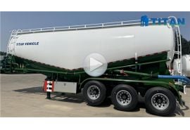 42cbm Dry Bulk Tanker Trailer