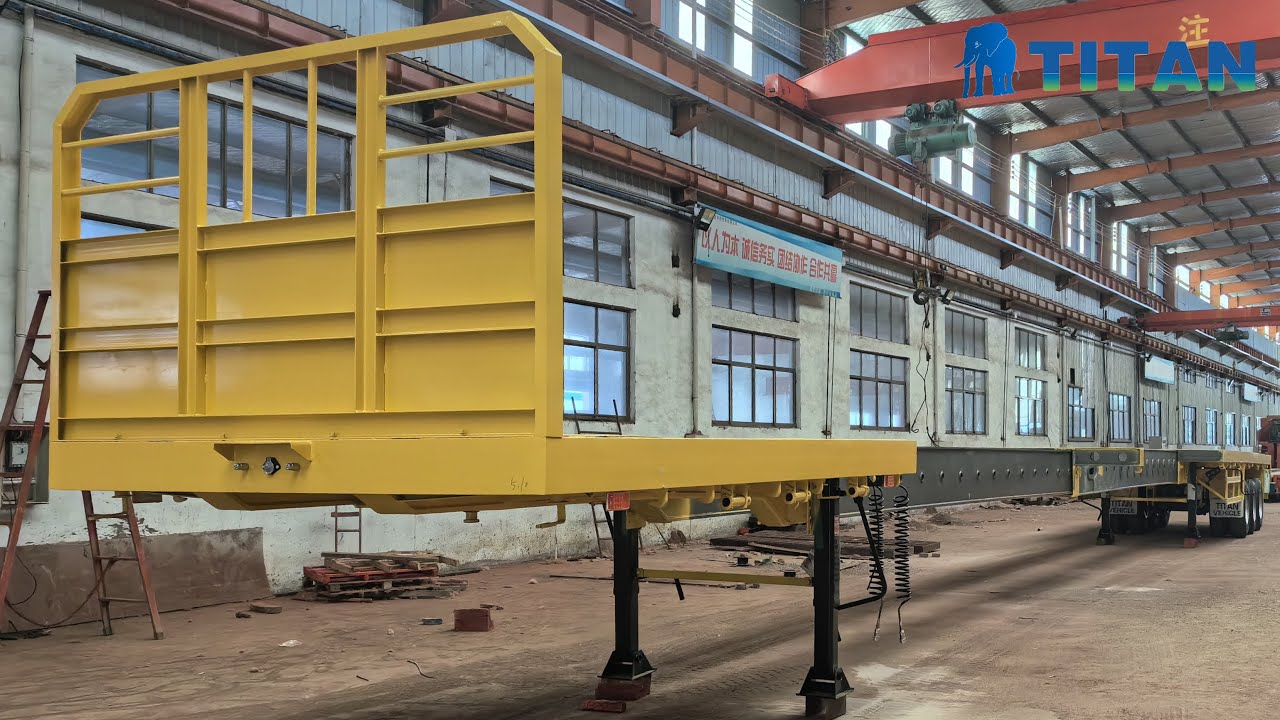 extendable flatbed trailer